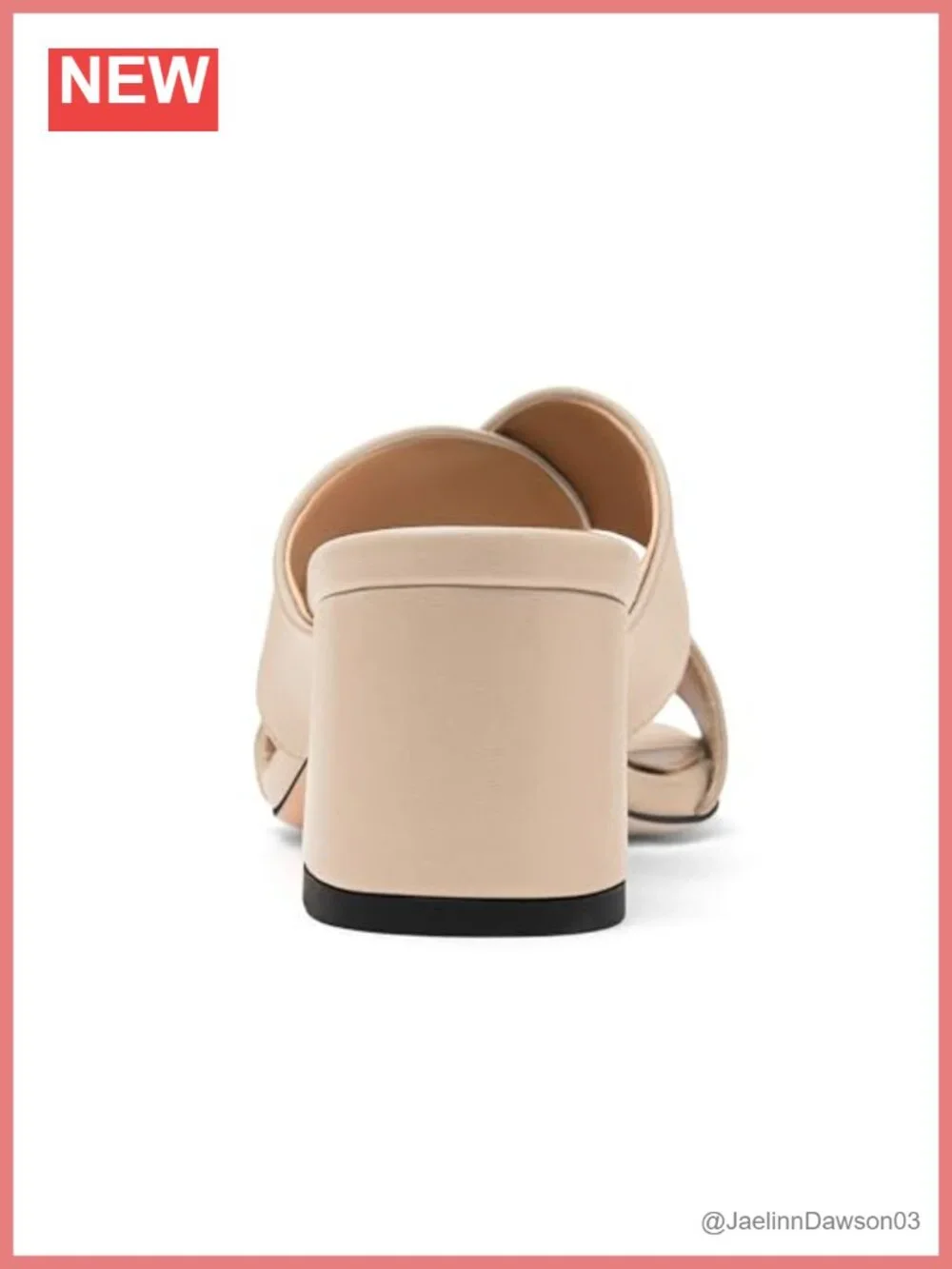 Women Square Toe Low Block Heel Mule Sandals Open Toe Summer Sandals